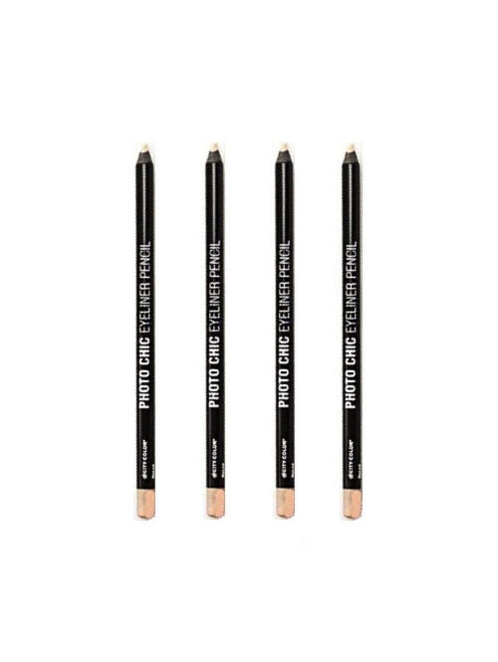 4-Pack NEW City Color Photo Chic Eyeliner Pencil Eye Liner in Naked (Sealed)